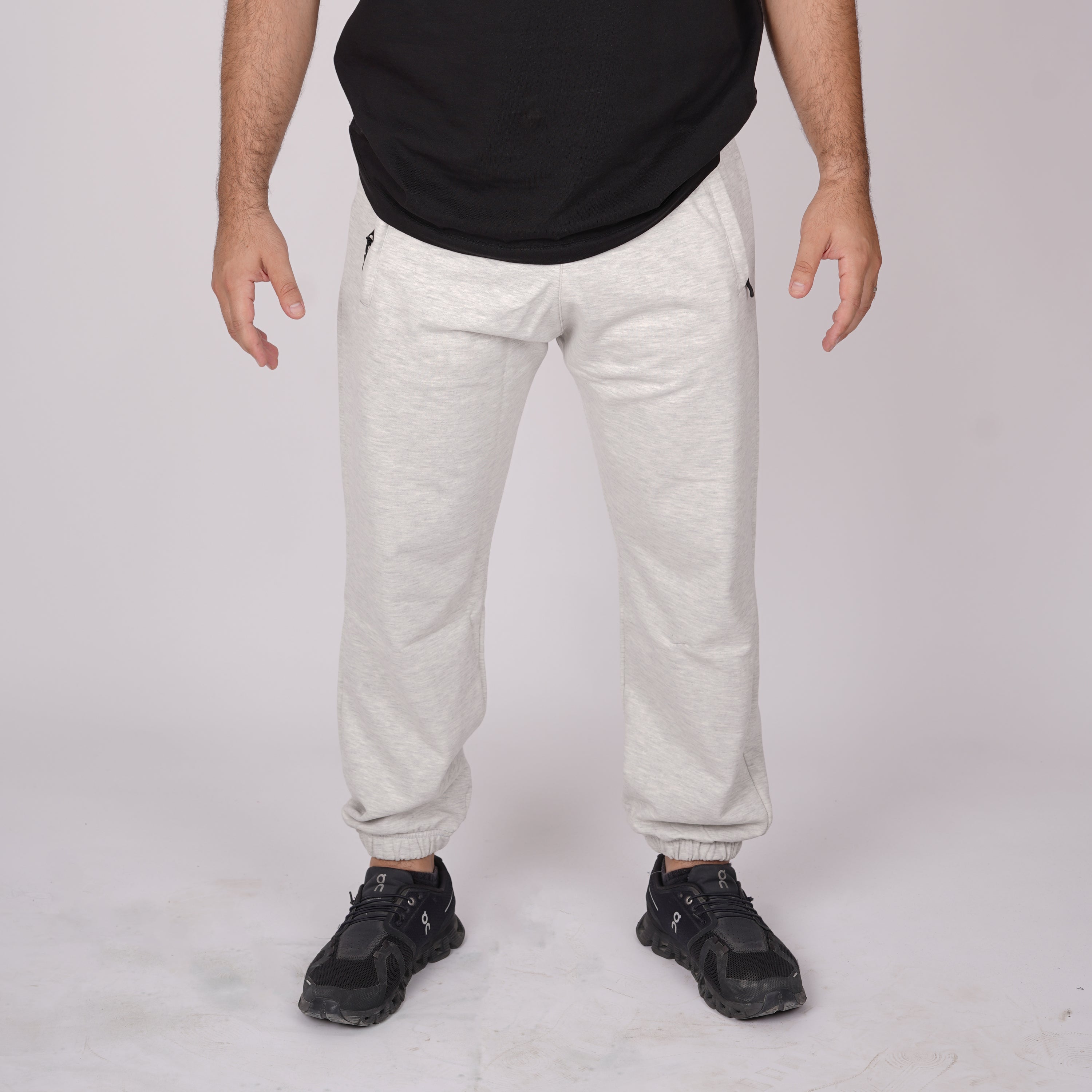 GREY JOGGER SWEATPANTS