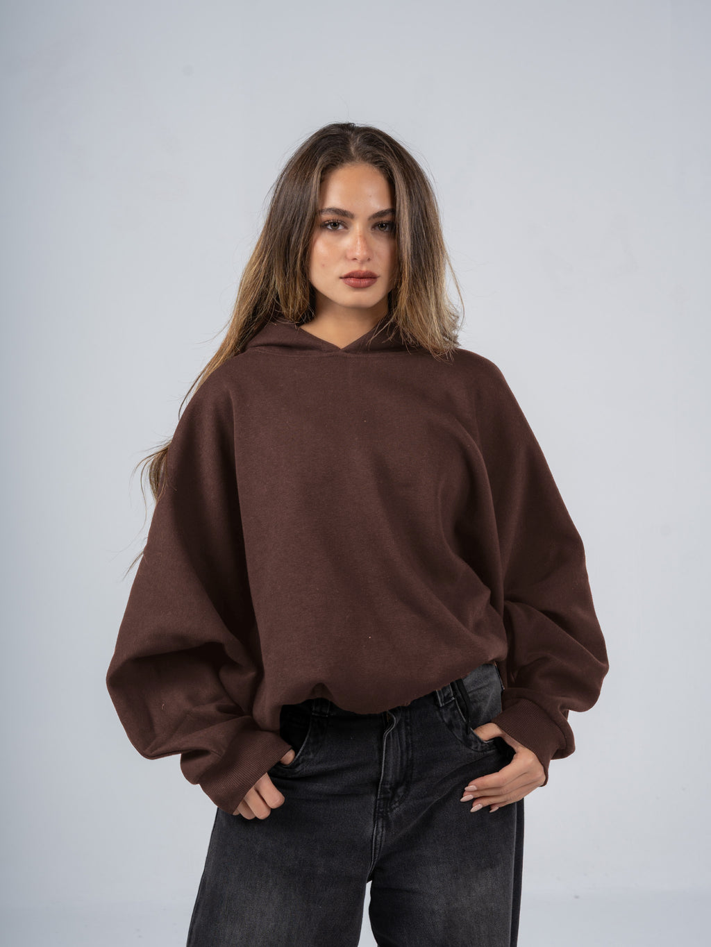 BROWN BAT HOODIE