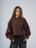 BROWN BAT HOODIE