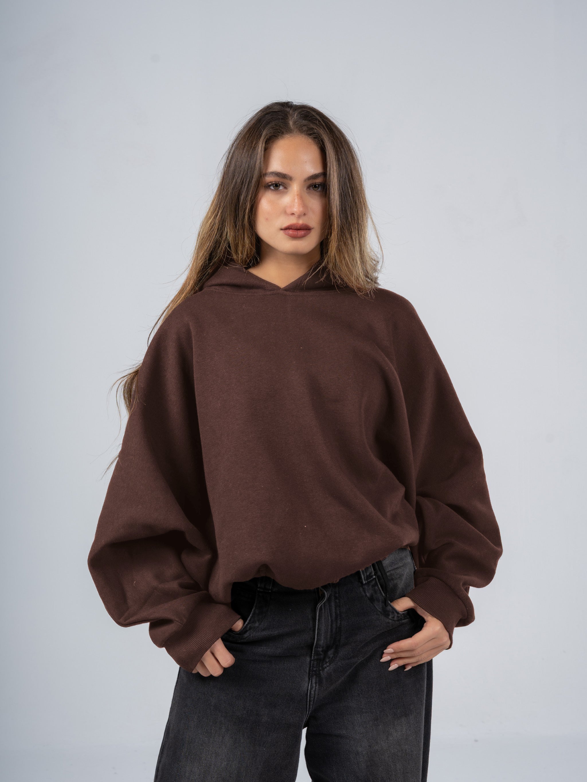 BROWN BAT HOODIE