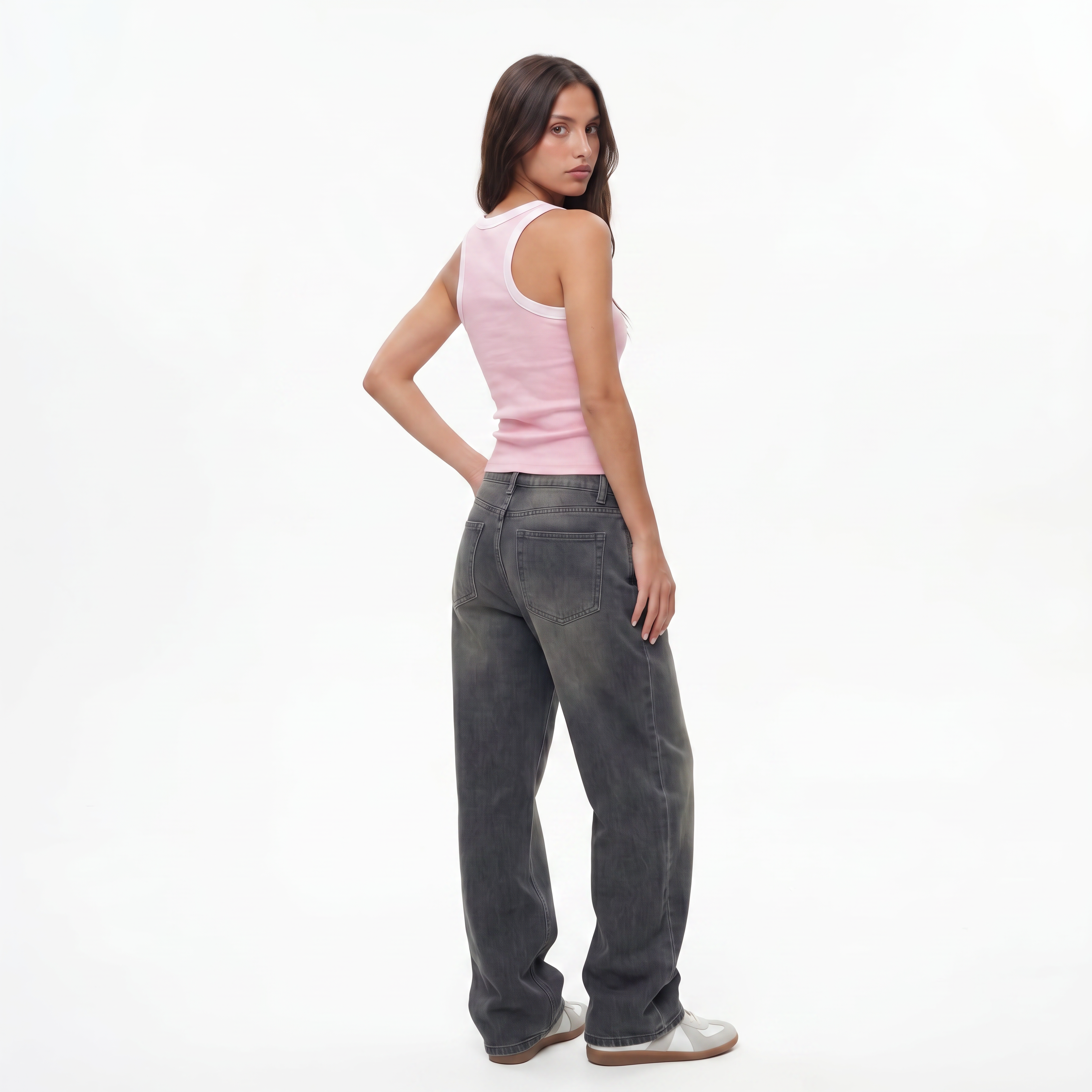 ROSE RIB TANK TOP