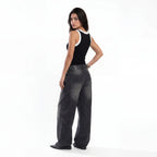 BLACK RIB TANK TOP