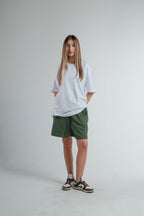 OLIVE SWEATSHORT