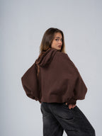 BROWN BAT HOODIE