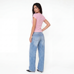 ROSE RIB BUTTON TOP