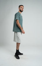 OLIVE WASHED OVERSIZED HEAVY WEIGHT T-SHIRT