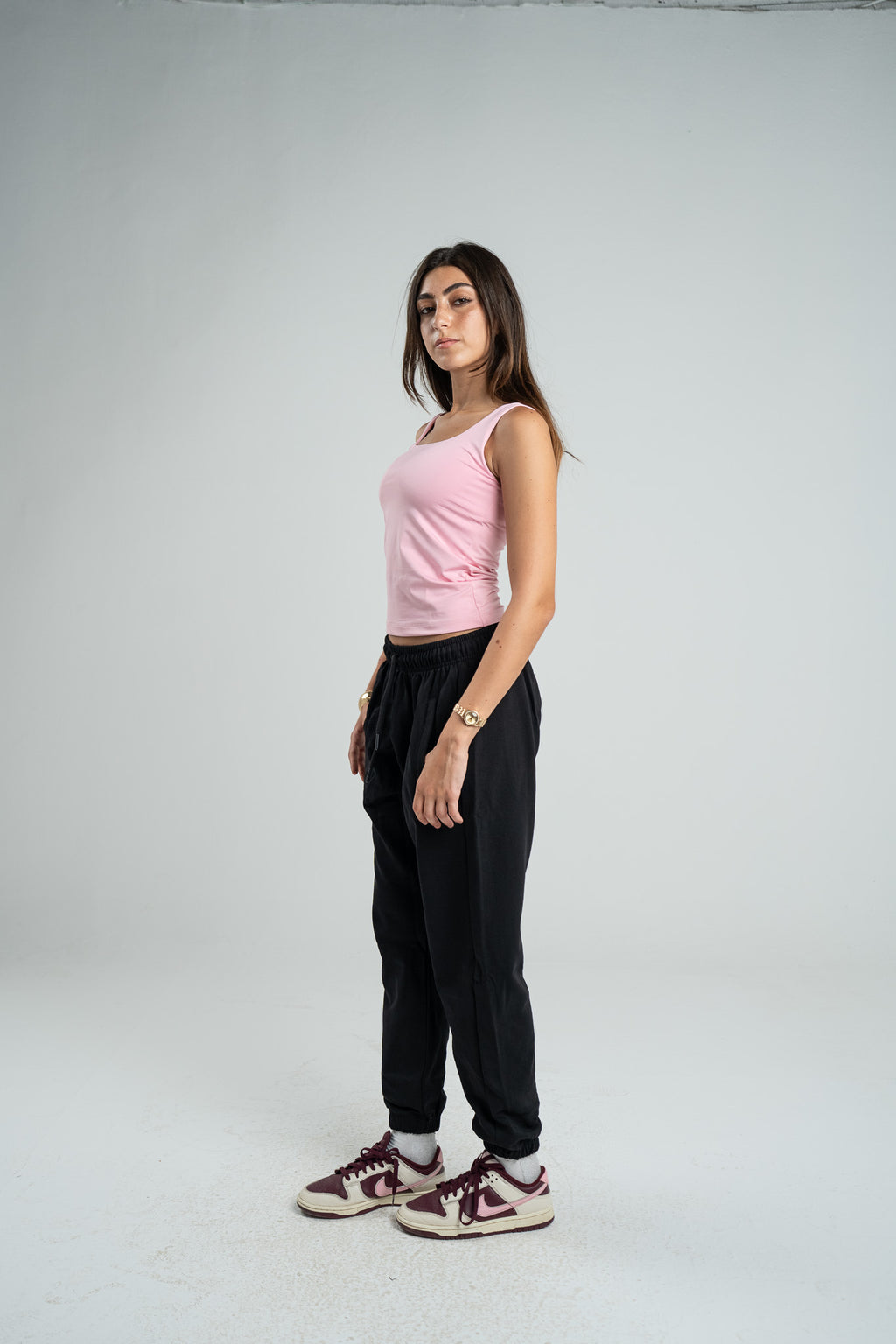 ROSE TANK TOP MICROFIBER WIDE NECK