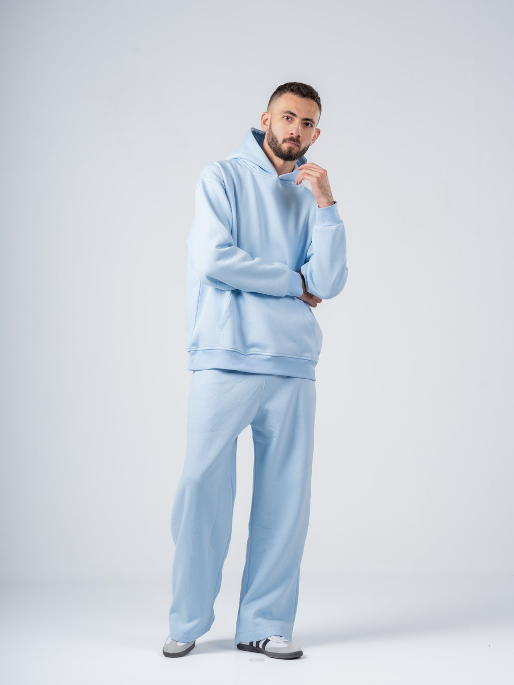 BABY BLUE MELTON SET