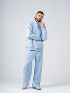 BABY BLUE MELTON SET