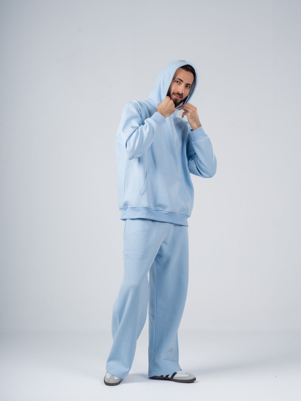 BABY BLUE MELTON SET