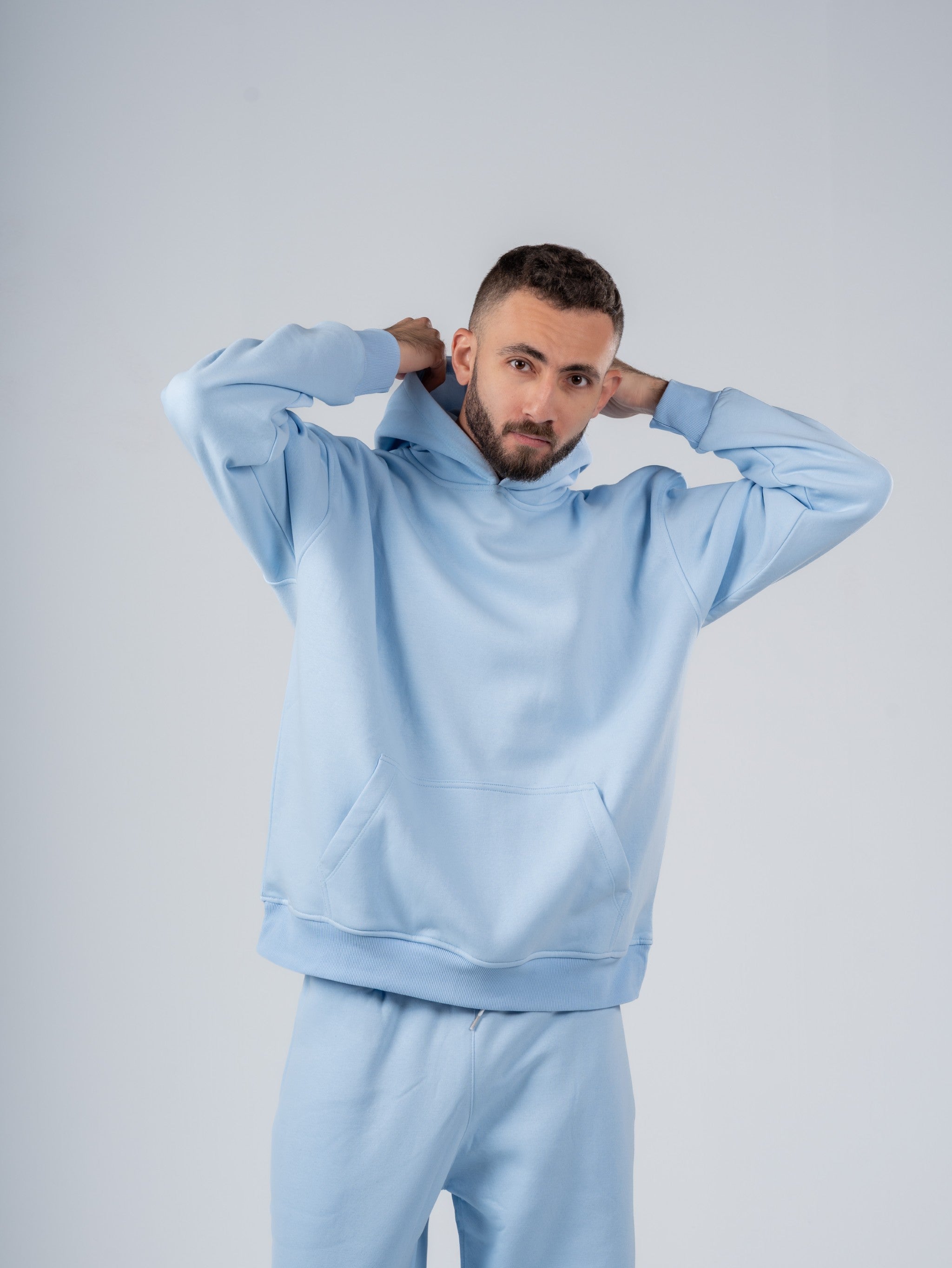 BABY BLUE OVERSIZED HOODIE