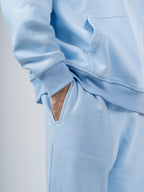 BABY BLUE WIDE LEG SWEATPANTS