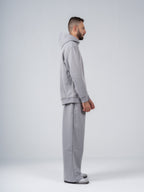 SILVER OVERSIZED HOODIE