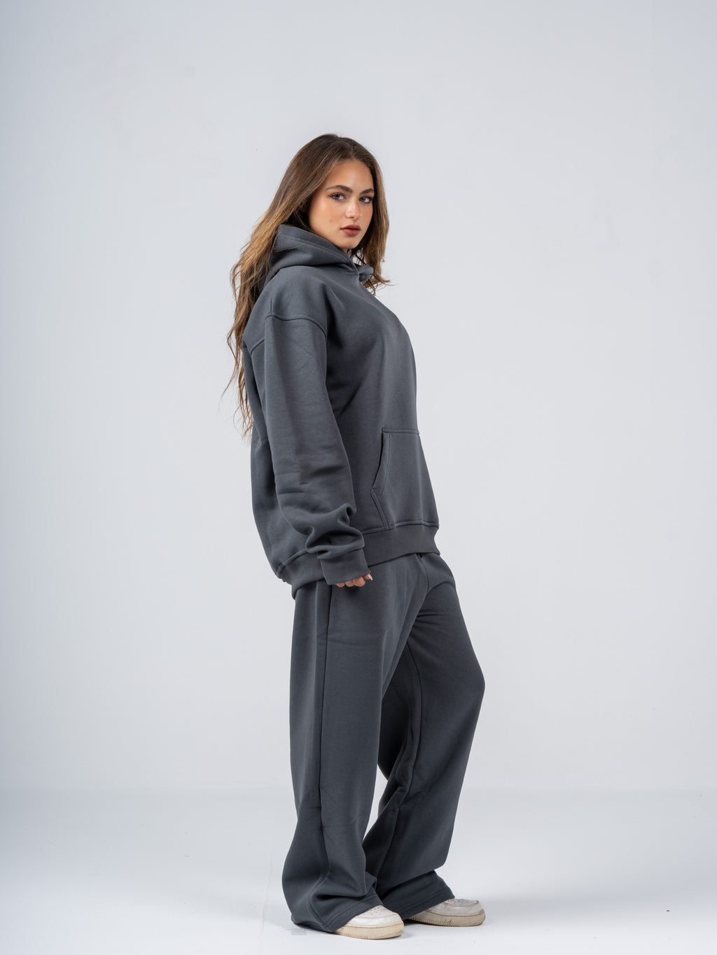 CHARCOAL OVERSIZED HOODIE