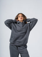 CHARCOAL OVERSIZED HOODIE