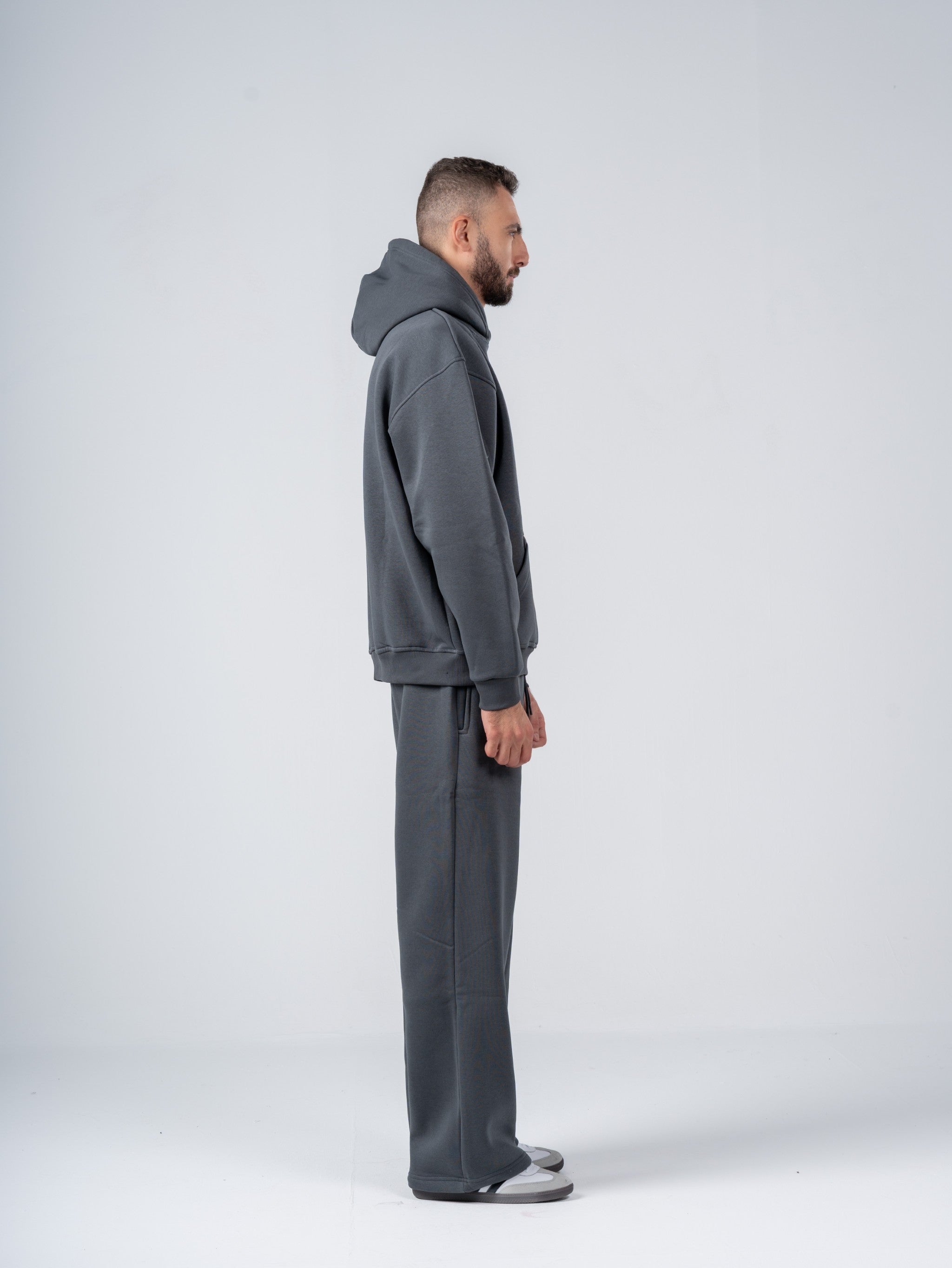 CHARCOAL OVERSIZED HOODIE