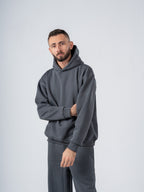 CHARCOAL OVERSIZED HOODIE