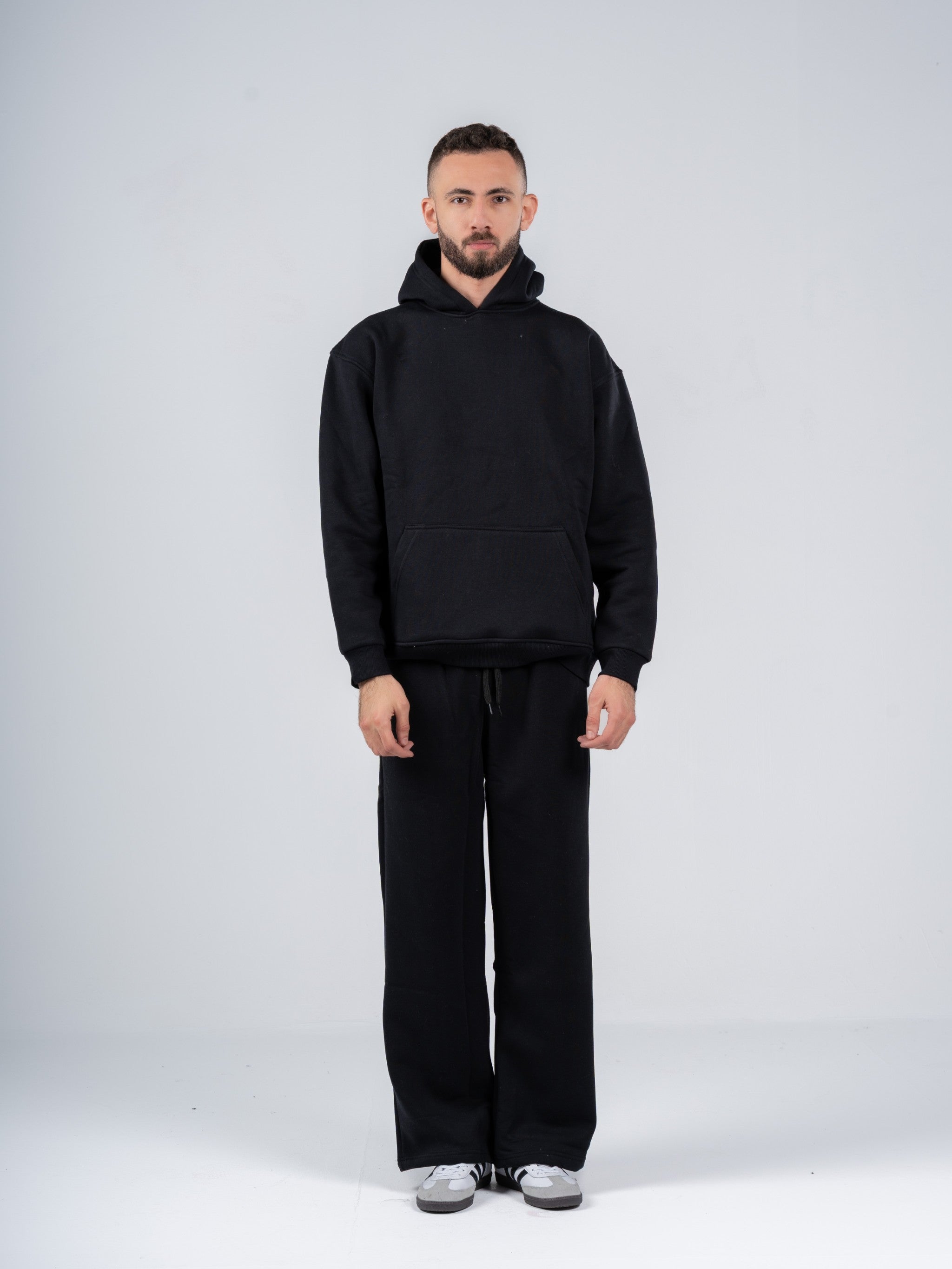 BLACK OVERSIZED HOODIE