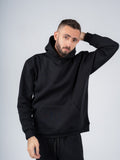 BLACK OVERSIZED HOODIE
