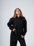 BLACK OVERSIZED HOODIE