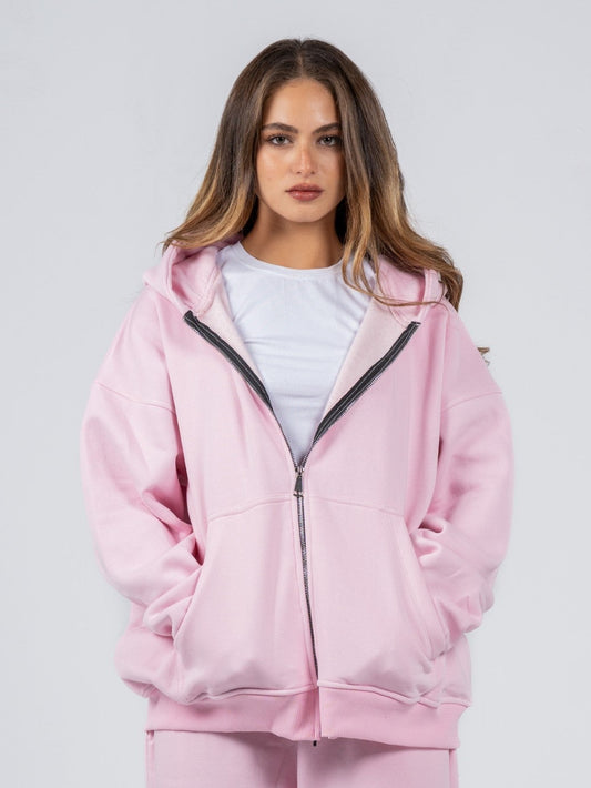 ROSE  ZIP UP HOODIE