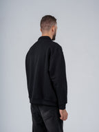 BLACK POLO SWEATSHIRT