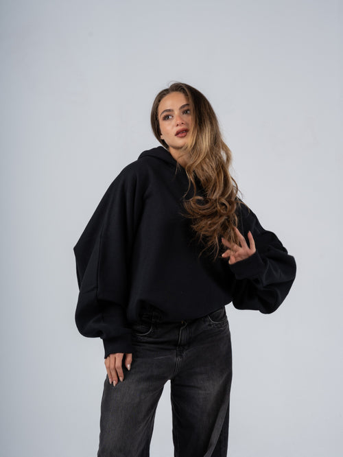 BLACK BAT HOODIE