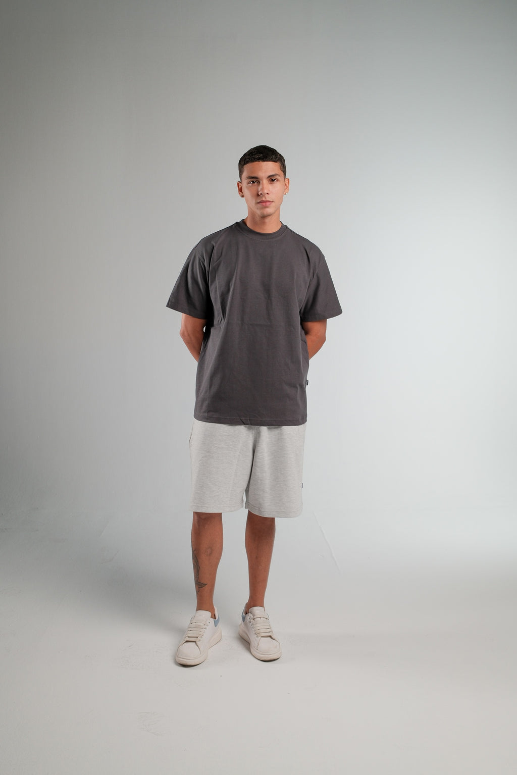 DARK GREY RELAXED FIT T-SHIRT HEAVY WEIGHT