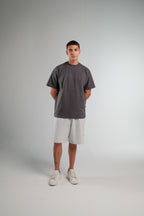 DARK GREY RELAXED FIT T-SHIRT HEAVY WEIGHT