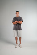 GREY SWEATSHORT