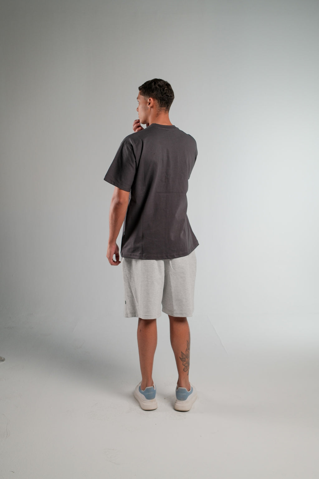 DARK GREY RELAXED FIT T-SHIRT HEAVY WEIGHT