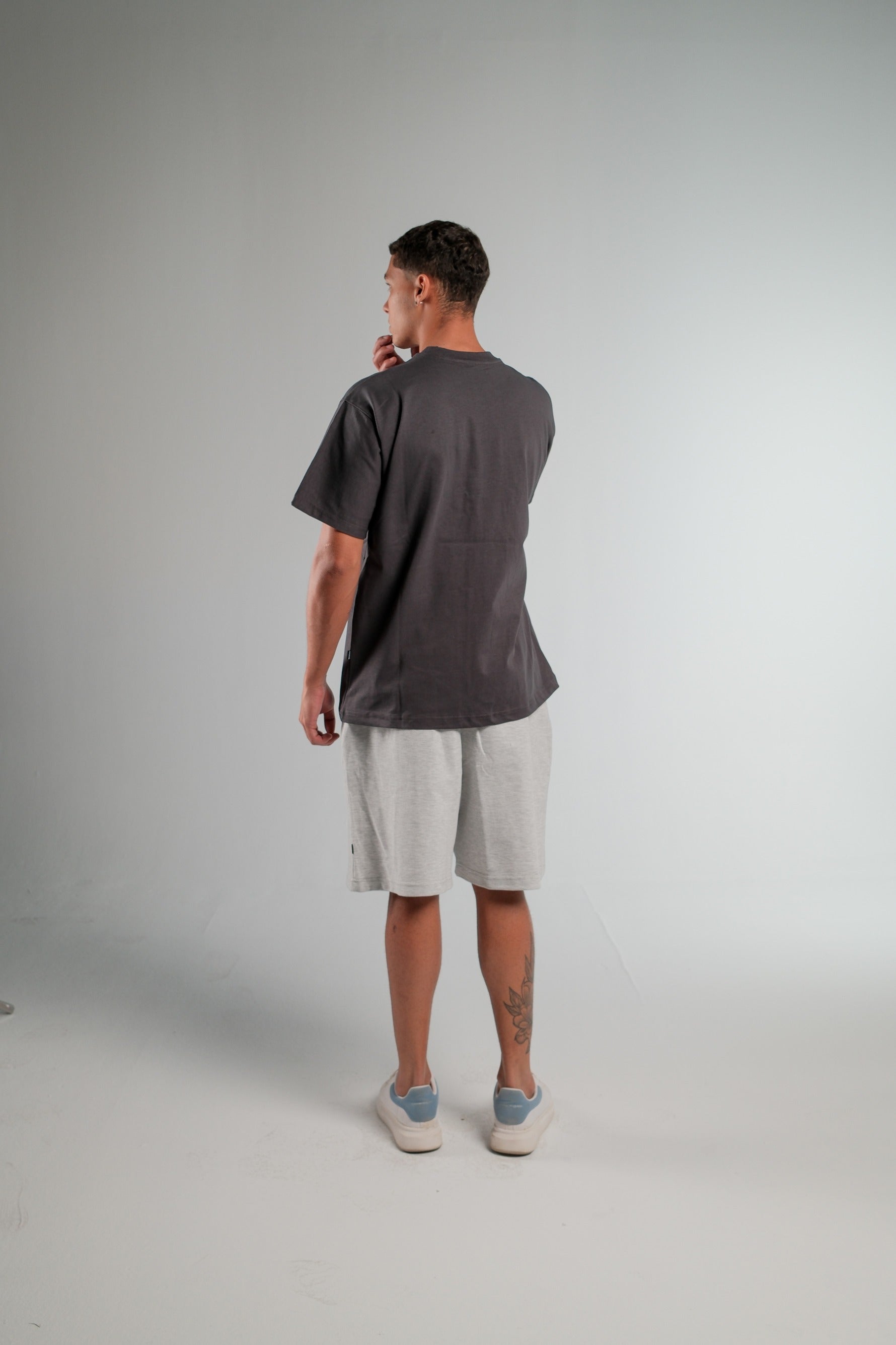 DARK GREY RELAXED FIT T-SHIRT HEAVY WEIGHT