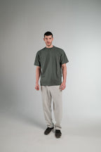 OLIVE RELAXED FIT T-SHIRT HEAVY WEIGHT