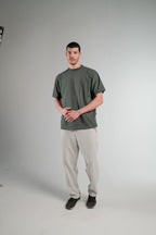 GREY STRAIGHT LEG SWEATPANTS