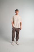 BEIGE OVERSIZED T-SHIRT HEAVY WEIGHT