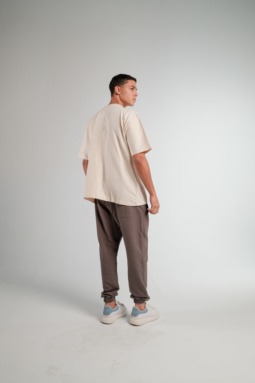 BEIGE OVERSIZED T-SHIRT HEAVY WEIGHT