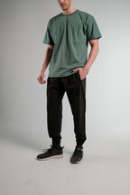 BLACK JOGGER SWEATPANTS