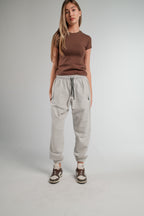 GREY JOGGER SWEATPANTS