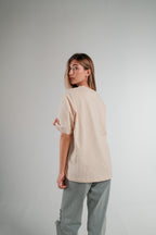 BEIGE OVERSIZED T-SHIRT HEAVY WEIGHT