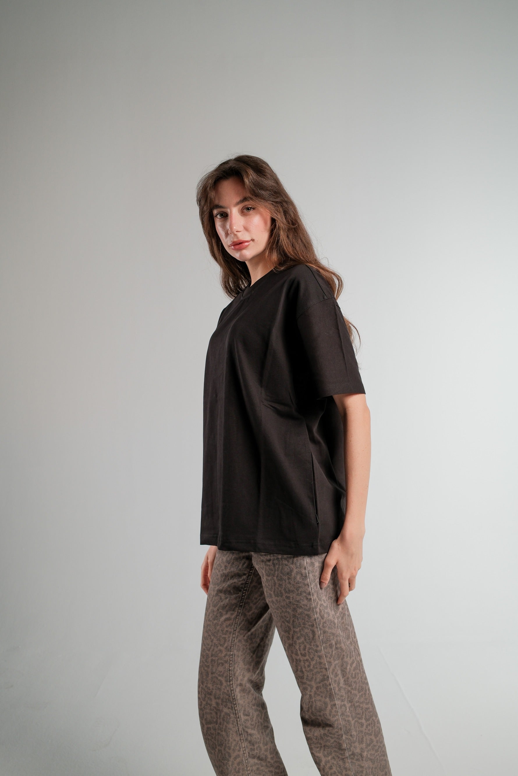 BLACK OVERSIZED T-SHIRT HEAVY WEIGHT