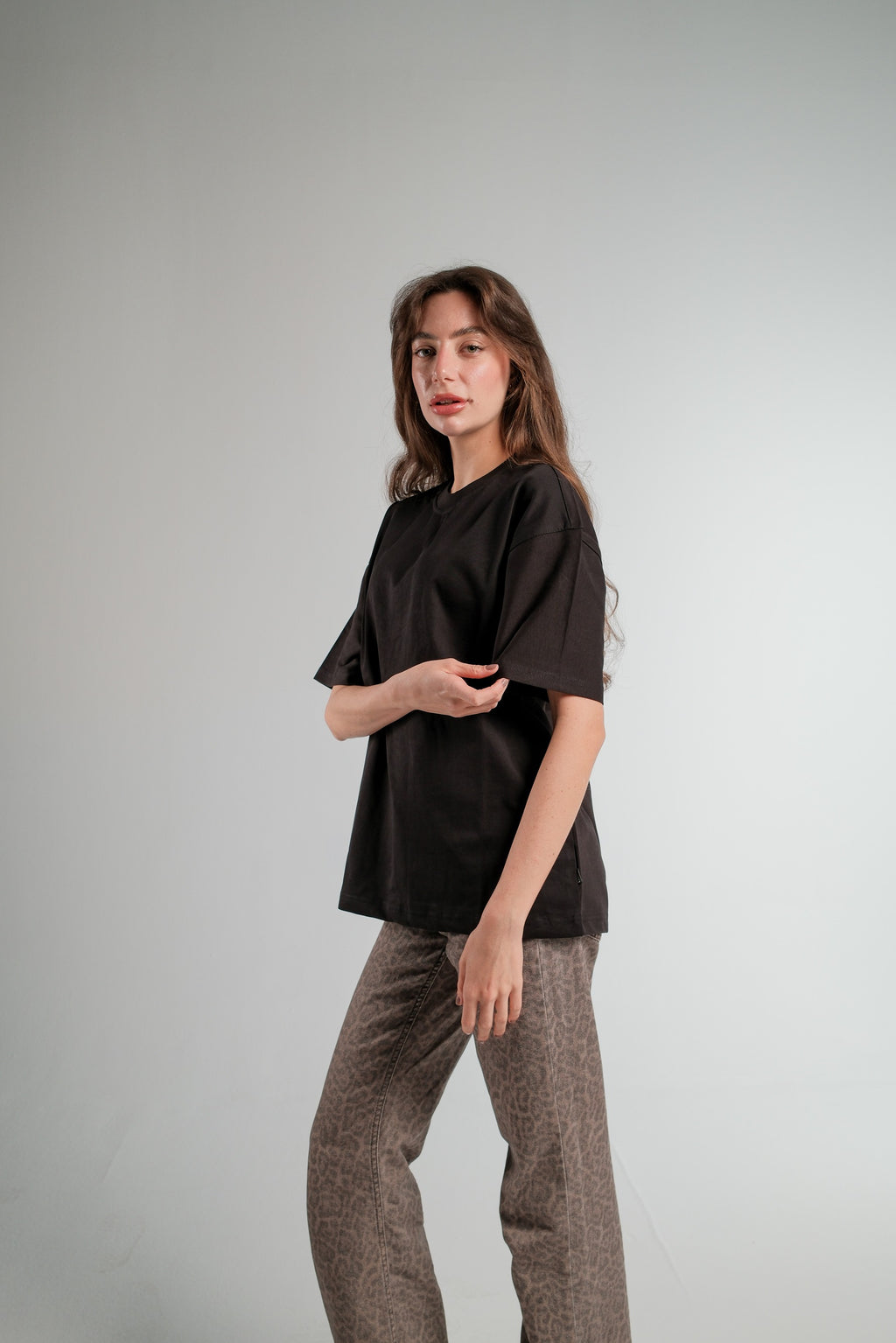 BLACK OVERSIZED T-SHIRT HEAVY WEIGHT