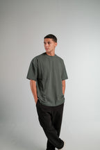 OLIVE OVERSIZED T-SHIRT HEAVY WEIGHT