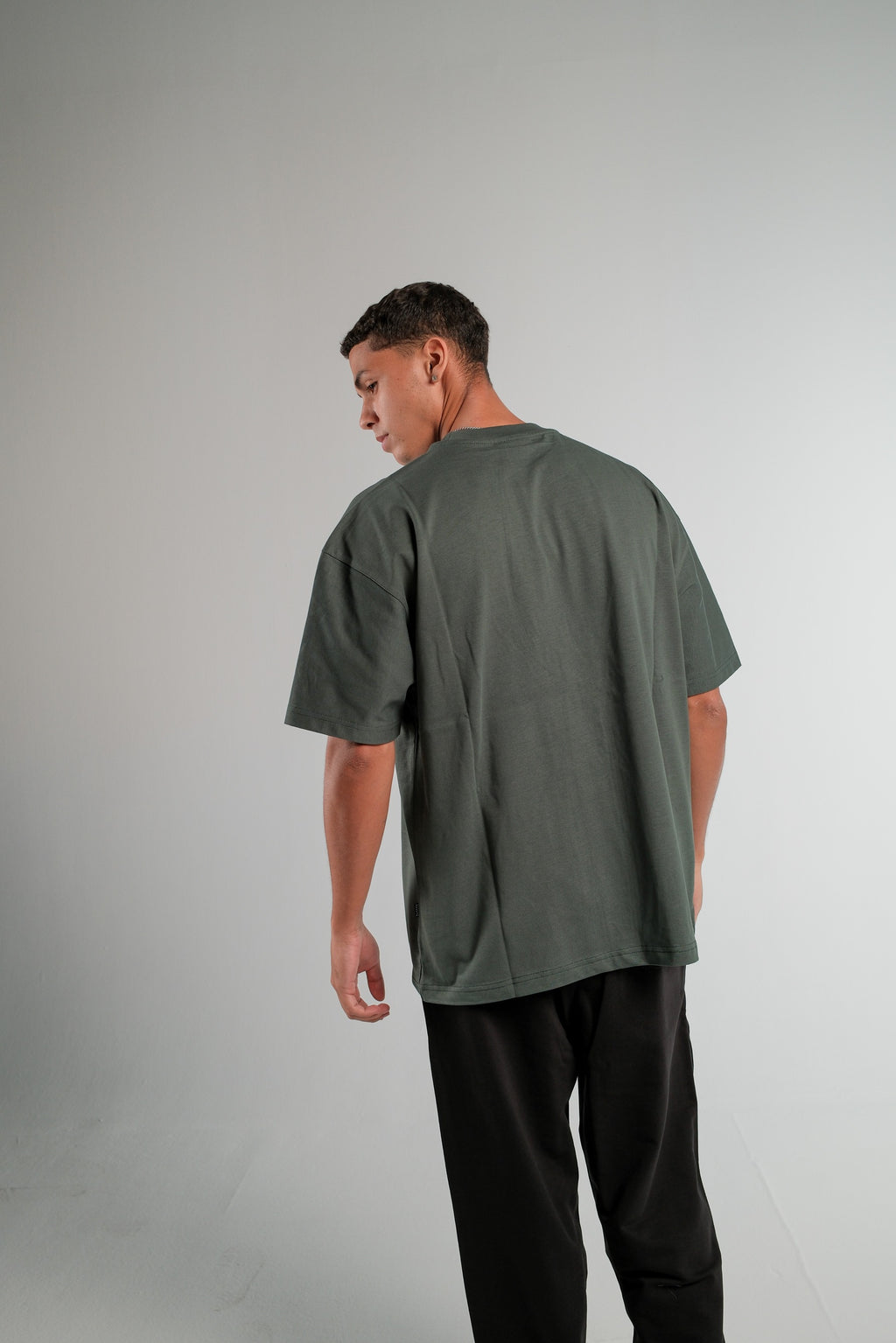 OLIVE OVERSIZED T-SHIRT HEAVY WEIGHT