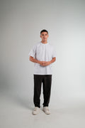 WHITE RELAXED FIT T-SHIRT HEAVY WEIGHT