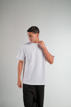 WHITE RELAXED FIT T-SHIRT HEAVY WEIGHT