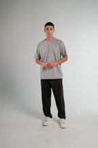 SILVER OVERSIZED T-SHIRT HEAVY WEIGHT