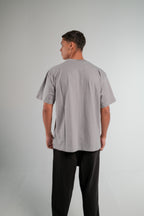 SILVER OVERSIZED T-SHIRT HEAVY WEIGHT
