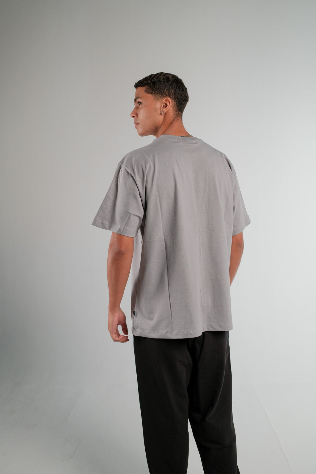 SILVER OVERSIZED T-SHIRT HEAVY WEIGHT