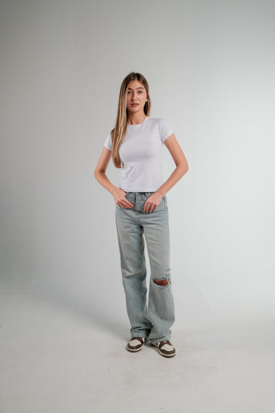 WHITE BABY T-SHIRT