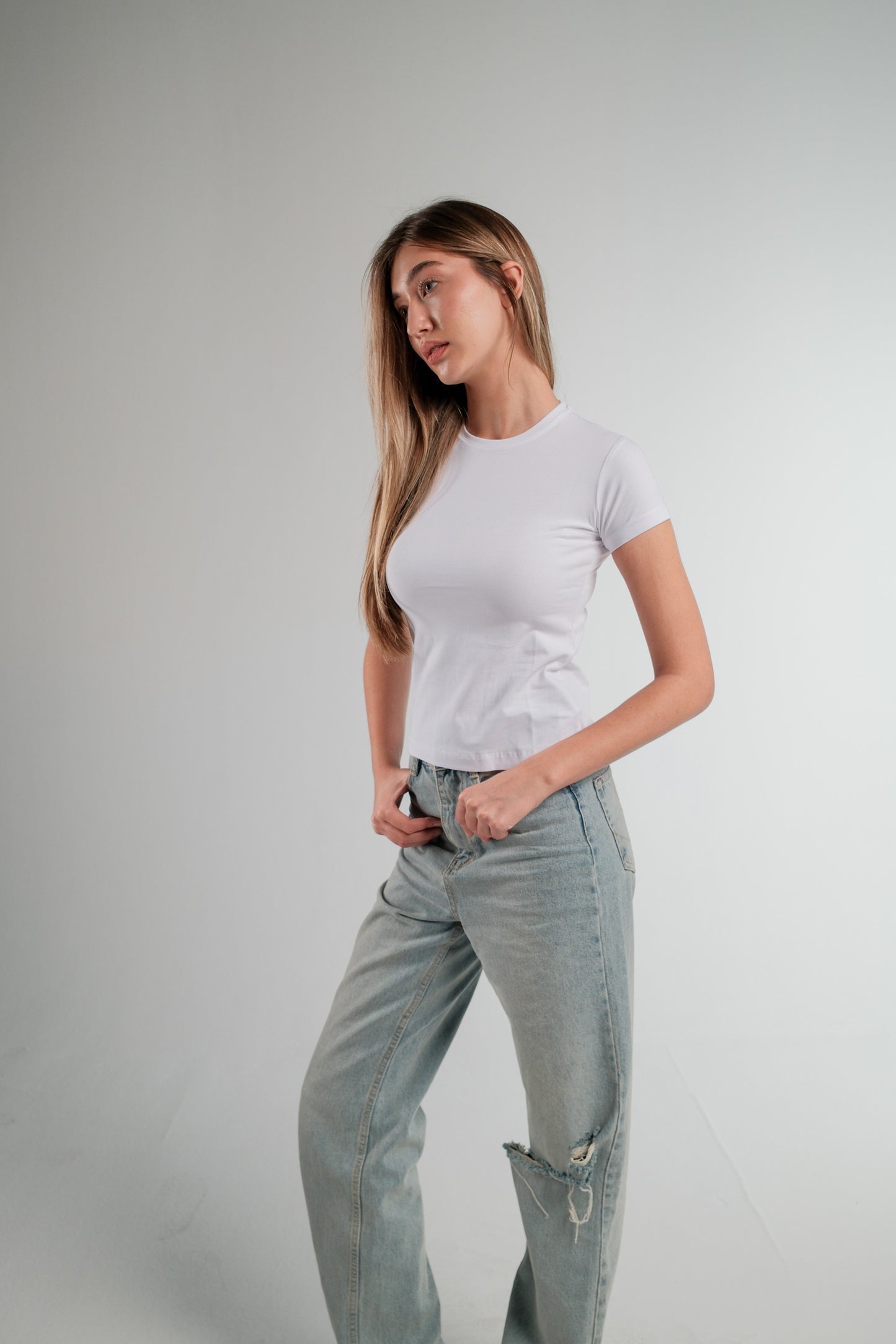 WHITE BABY T-SHIRT